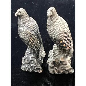 Vintage 1980's Eagle Pewter Mini Figurine